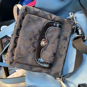 Coach crossbody purse.